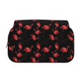 thumbnail image 2 of Goofa Flamingo Pattern Double Layer Pen Pencil Case, Protective Large Capacity Storage Organizer Pen Pouch, Office College Supplies for Teens Adults, 2 of 7
