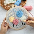 thumbnail image 4 of Punch Needle Rug Punch Needle Embroidery Punch Needle Set DIY Craft Needlework Punch Needle for Stitching Applique, 4 of 9