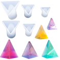 thumbnail image 1 of 5PCS Cone Silicone Mold Decorative Creative Cone Resin Mold Resin Casting Mold, 1 of 10