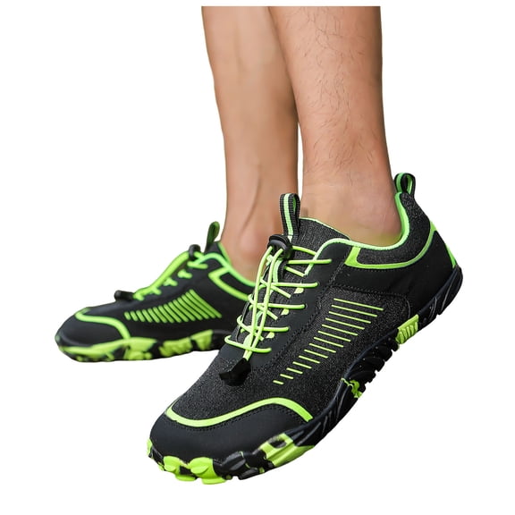 Rokment Water Shoes for Women Men Quick-Dry Barefoot Outdoor Sports Shoes for Beach Swim Pool Boating Yoga Hiking Lightweight Black Size 7.5