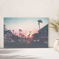 thumbnail image 1 of PixonSign Canvas Print Wall Art Sundown on The Neighborhood Nature Clouds Photography Modern Art Contemporary Landscape Fun Multicolor Pastel for Living Room, Bedroom, Office - 32x48, 1 of 5