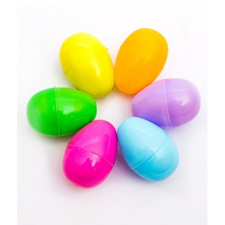 Fun Central (AU111) 144 pcs Assorted Easter Eggs, Colored Plastic ...