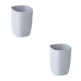 thumbnail image 1 of Cateissary Cubo de basura portátil lavable de 10L para oficina, cubos de basura, cubo de basura moderno reutilizable, cubo de basura para Gris 2Conjunto, 1 of 6