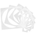 thumbnail image 4 of HEALEEP  8 Pcs Painting Template Pattern Stencils and Templates for Circle White, 4 of 8