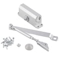 thumbnail image 3 of Ferme-porte automatique réglable et coupe-feu en argent, compatible avec les portes de 25 à 35 kg, 3 of 4