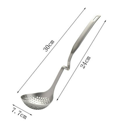 

Buodes Teaspoons Set of 12 New third gener Creative Stainless Steel Filter Spoon Colander Cooking Tools