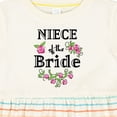 thumbnail image 4 of Inktastic Niece of the Bride Roses Girls Baby Dress, 4 of 5