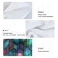 thumbnail image 2 of Yayeee Kitchen Hanging Hand Towels Set of 2 with Loop Bathroom Absorbent Tie Towel, Stained Glass Pattern, 2 of 7