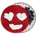 thumbnail image 5 of Smiley Face Emoji Waffler & Pancake Maker w 2 Interchangeable, Removable 8" Plates- Adjustable Temp Control, Non Stick Electric Iron for Kids Breakfast Fun or Gift - Officially Licensed by Emoji, 5 of 5