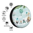 thumbnail image 2 of Kdxio Animals Riding Across The Sky for Tire Cover Wheel Protectors Tyre Covers Weatherproof Wheel Covers Universal Fit for Trailer Rv SUV Truck Camper Travel Trailers 15 inch, 2 of 5