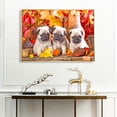 thumbnail image 2 of Cuadros Decorativos 5D DIY Diamond Painting Kit Three Pugs Full Square Drill Wall Art (30x40CM) DQrwqpou Nuevos Originales, 2 of 8