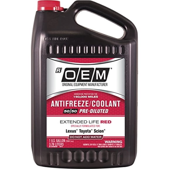OEM Recochem 86-384ROEMT Red Premium Antifreeze 50/50 Extended Life RED
