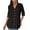 M-13- Button Lace Black, variant on JWZUY Women's Casual Satin Silk Silks Long Sleeve Button Down Shirt Formal Work Blouse Top Drop Shoulder Solid Color Tops Sky Blue S