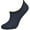 Navy, variant on Sierra Socks No Show Invisible Rayon from Bamboo Socks W121318 (One Size Large, Fits Shoe Size 4-10, Gray)