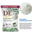 thumbnail image 6 of Diatomaceous Earth Food Grade – 100% Natural Organic – Safe For Humans and Pets – Fresh Water Powder – Sealed Bag 5 Lbs, 6 of 7