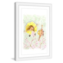 "Blossom Shower" Framed Painting Print