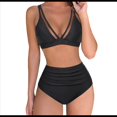 thumbnail image 1 of Traje de Baño de con Control de Abdomen para Mujer, Push Up, Cintura Alta, Negro, Talla L, 1 of 10