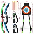 thumbnail image 7 of VATOS 2 Pack Bow and Arrow Toy, Light Up Archery Toy with Cup Suction Standing Target Outdoor Toy for Boy Girl Aged 5-12 Year, 7 of 7