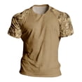 thumbnail image 5 of T-shirt pour Homme pour un Usage Quotidien Décontracté, Haut Estival Respirant avec Manches Raglan, Col Ras du Cou Léger Conçu pour Temps Chaud, 5 of 5