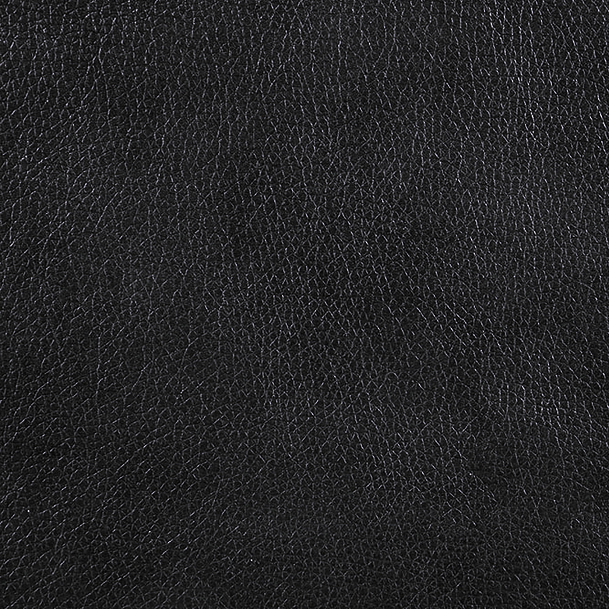 Poundex  Furniture Faux Leather Convertible  Sofa  in  Black