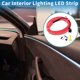 thumbnail image 2 of Cuerda de luz LED EL de 1m Unique Bargains, tira de luz de neón flexible para iluminación interior de automóviles, encendedor de cigarrillos (12v) rosa, 2 of 7