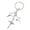 E., variant on Mysterious Moon and Star Keyring with Openwork Design Premium Alloy Keyrings Jewelry for Her Daily Use