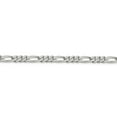 thumbnail image 2 of 925 Sterling Silver 5.5mm Figaro Chain; 20 inch; Lobster Clasp; for Adults and Teens; for Women and Men, 2 of 5