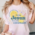 thumbnail image 5 of Life Gave Me Some Lemons But My Jesus He Be Makin' Lemonade Shirt, Christian T-shirt, God's Got My Back, 5 of 5