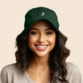 thumbnail image 3 of Dalix Seagull Embroidered Cap Cotton Baseball Hat Bird Womens in Dark Green, 3 of 5