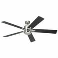thumbnail image 3 of 330060PN Kichler Lighting Lucian Elite XL - 5 Blade Ceiling Fan with Light Kit In Modern Style-14.25 Inches Tall and 60 Inches Wide-Polished Nickel, 3 of 15