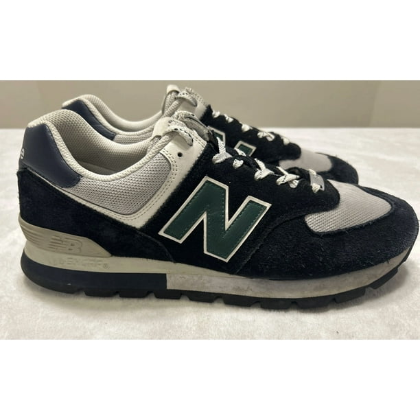 New Balance 574 Sneakers Shoes Mens Size 13 Black Green ML574DVB Suede