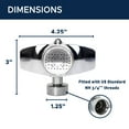 thumbnail image 5 of Morvat Metal Garden Sprinkler with Gentle Water Flow up to 30FT, 2 Pack, 5 of 6