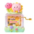 thumbnail image 1 of Hand Crank Music Box Excellent Movement Cute Cartoon Appearance Colored Music Box for Decoration Gift Pink Pig, 1 of 10