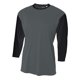 thumbnail image 1 of Tee Nave de la gota A4 NB3294 A4 YTH 3/4 SLVE UTILITY GRAFITO NEGRO M, 1 of 1
