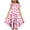 #D, variant on Flower Girl Dress Ages 4-15 Summer Ruffled Short Sleeve Round Neck Floral Print Waist Defining Pocket Tiered Dress Casual Looses Boho Swing Midi Dresses