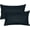Black, variant on Lirex Queen Pillow Cases Set of 2, 100% Cotton Sateen, Soft Cooling & Breathable, 20" x 30",Navy Blue, Perfect for Adults