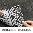 thumbnail image 6 of Black Geometric Striped Pattern Door Rugs,Washable Non Slip Door Mats Indoor,Decorative Door Mats,Entry Mat Indoor for Entrance,Bedroom,Kitchen,Bathroom,16"x24", 6 of 6