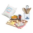 thumbnail image 3 of El juego para hornear de 1:12 incluye huevo, rodillo, huevera, leche, bandeja para hornear, pasta, y tabla de cortar, 3 of 9