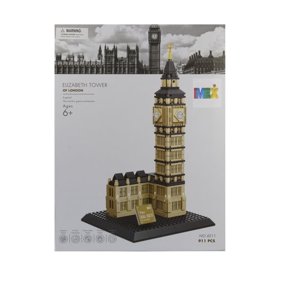 Elizabeth Tower Building Block Set 911 Pcs