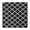 Black And White, variant on Orange and White Diamond Pattern Square Fitted Tablecloth with Elastic Edge,Square Table Cover,Washable Elastic Table Cover for Home Kitchen Party Decor 36"x36"