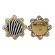 thumbnail image 1 of Zebra Feather Abstract Design Broche de flores, regalo de joyería para mujeres y niñas Unbranded M, 1 of 3