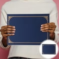thumbnail image 3 of Miangastore Certificate Protector Cover Navy 3Pack 12.14X9.31X0.04in, 3 of 8
