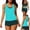 A_ Blue, variant on UTSJKR Women's Multi Color Solid 2 in 1 Tank Style 2 Piece Swimsuit Set for Summer Simple and Casual Beach Daily Wear Blue L