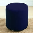 thumbnail image 5 of Round Ottoman Covers Slipcover Stretch Footstool Protector Covers Machine Washable Fabric Stool Covers Furniture Protector Cover for Living Room Navy, 5 of 7