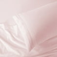 thumbnail image 3 of Pillowcases 2 Pack King Embroidered Super Soft Brushed Microfiber Solid - Pale Pink, 3 of 7