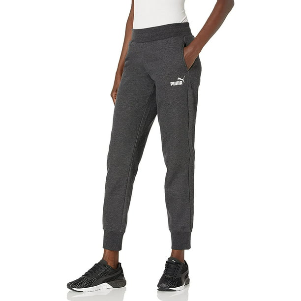 PUMA Womens Essentials Fleece Sweatpants 1X Dark Gray Heather-puma White -  Walmart.com