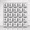 A01 - Metallic Silver-25PCS, variant on Square Foil Balloon Wall Kit B03 - Light Pink, 25PCS for Party Decorations