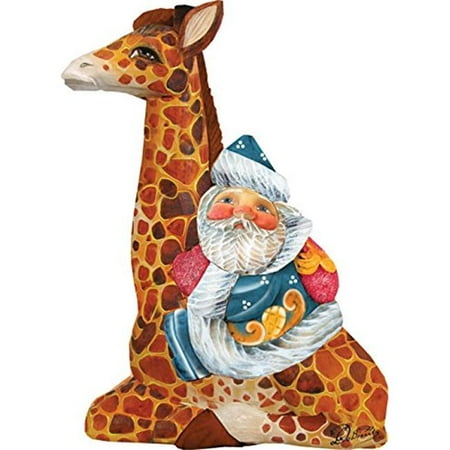 GDeBrekht 63122 Santa On Giraffe Figurine Ornament