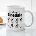 thumbnail image 5 of CafePress - Stubborn Airedale V2 Mug - 11 oz Ceramic Mug - Novelty Coffee Tea Cup, 5 of 6