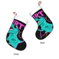 thumbnail image 3 of Salouo Rex Dinosaur With Sunglasses Print Christmas Stockings,Large Xmas Stocking Set of 1 Holiday and Farmhouse Stocking for Christmas Holiday Party Decoration(17.7*11 Inch), 3 of 7